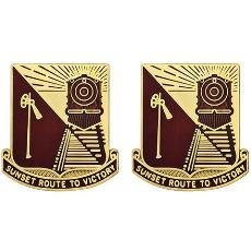 719th Transportation Battalion Unit Crest (Sunset Route to Victory)